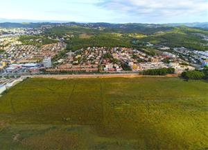 El GEVEN lamenta la inauguració d’un supermercat en una zona inundable i agrícola a Cunit. Alberto García / GEVEN