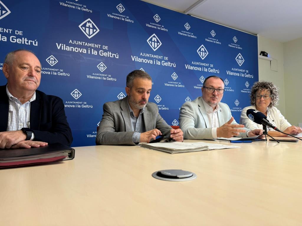 El govern de Vilanova destaca el diàleg i l’acord en l’aprovació del pressupost 2026. EIX