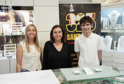 El Grup 325 Sant Fèlix i Joieria Orfi llancen una col·lecció exclusiva de joies per commemorar els 325 anys de Sant Fèlix. EIX