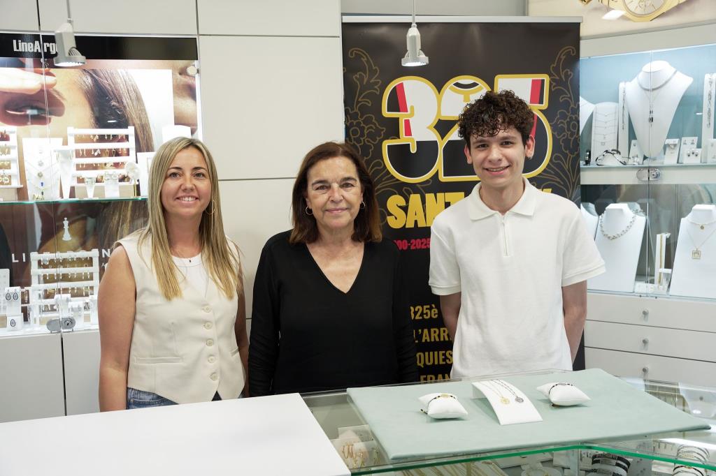 El Grup 325 Sant Fèlix i Joieria Orfi llancen una col·lecció exclusiva de joies per commemorar els 325 anys de Sant Fèlix. EIX