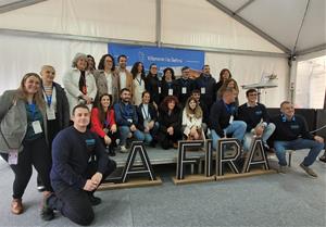 El Meet-a-Media connecta emprenedors i mitjans locals a la Fira de Novembre. Bea Rodríguez