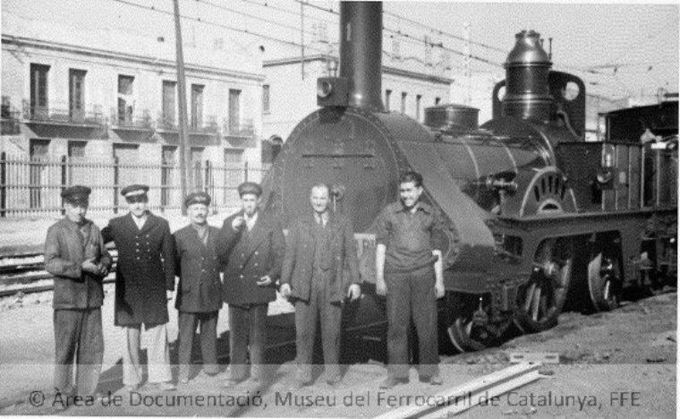 El Museu del Ferrocarril posa nom a la tripulació del Tren del Centenari. Museu del Ferrocarril