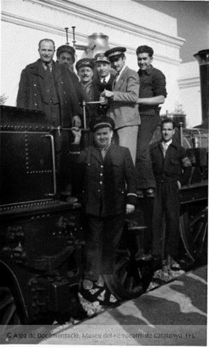 El Museu del Ferrocarril posa nom a la tripulació del Tren del Centenari