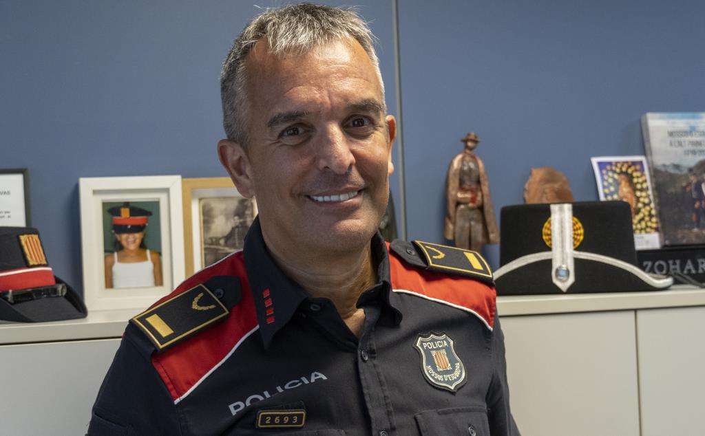 El nou cap de la comissaria del Garraf, l'inspector Toni F. Santervas. EIX