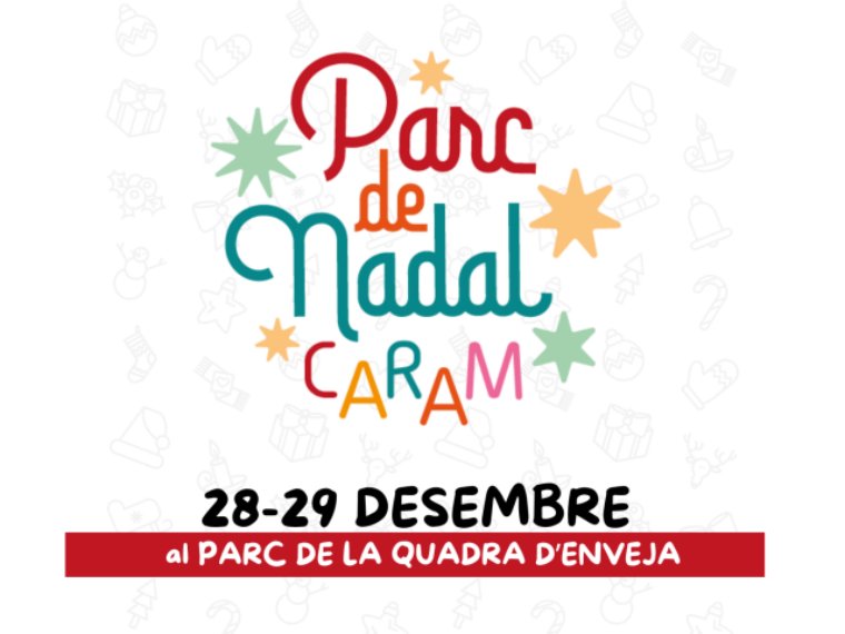 El Parc de Nadal CARAM obre avui diumenge després de la suspensió per pluja. EIX