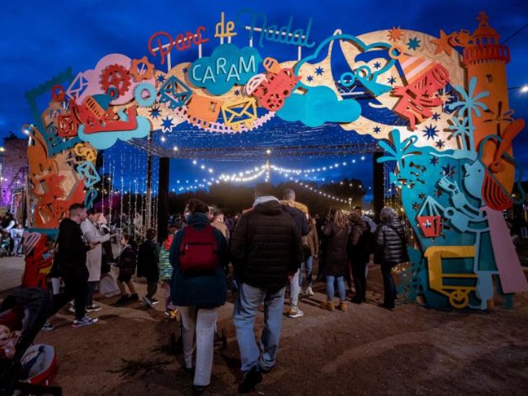 El Parc de Nadal CARAM tanca la seva primera edició amb gran èxit i més de 8.000 visitants. Ajuntament de Vilanova