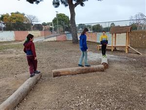 El pati de l’escola El Margalló de Vilanova i Geltrú, un pati per a tothom