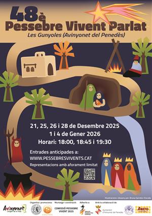 El Pessebre Vivent de les Gunyoles amplia una data extra per les inclemències del temps. EIX