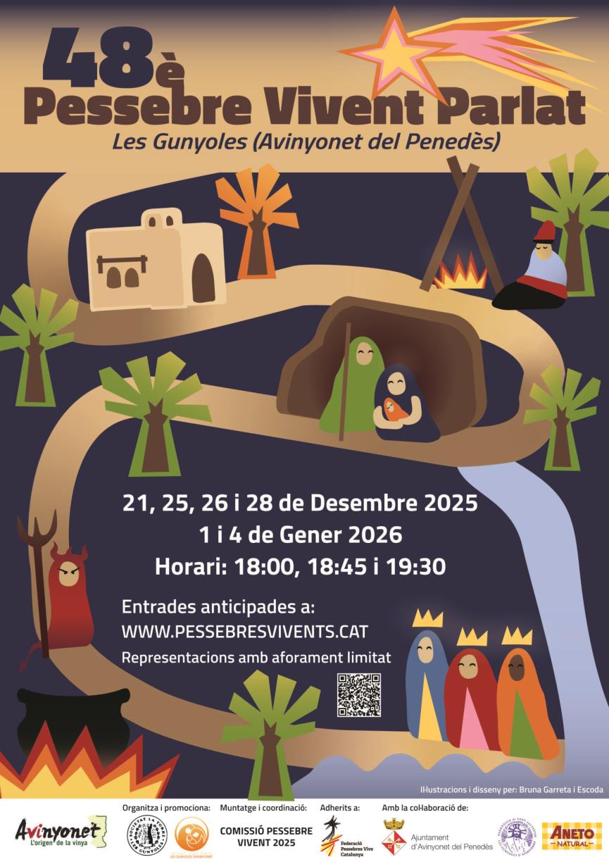 El Pessebre Vivent de les Gunyoles amplia una data extra per les inclemències del temps. EIX