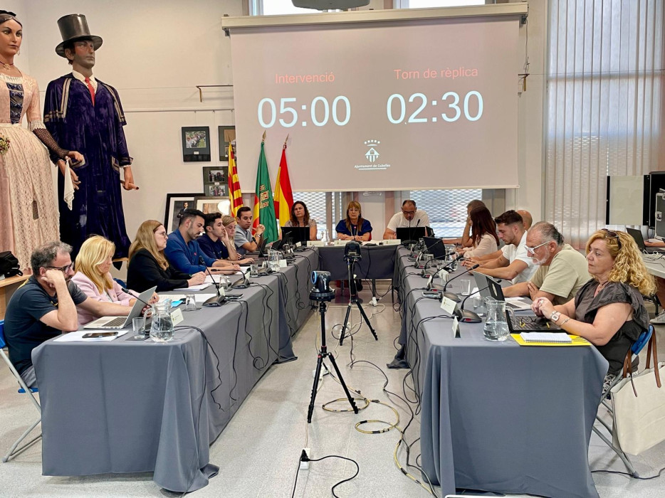 El ple de Cubelles demana a l’Estat la declaració d’emergència per la DANA del 12 de juliol. Ajuntament de Cubelles