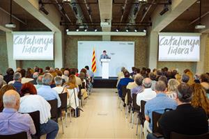 El president de la Generalitat, Salvador Illa, ha reivindicat aquest dissabte el lideratge del Penedès durant una conferència al Vendrell