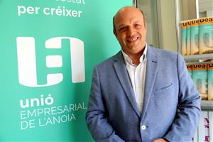 El president de la Unió Empresarial de l'Anoia, Joan Mateu  . ACN