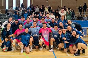 El primer equip del Sènior Masculí del CV Monjos. Eix