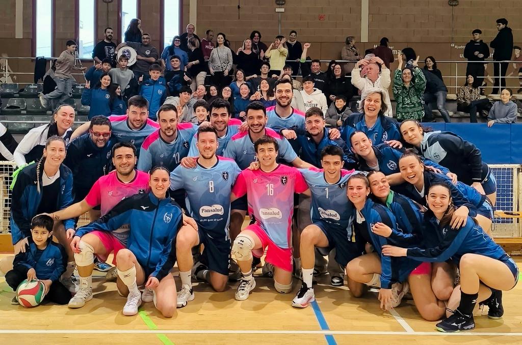 El primer equip del Sènior Masculí del CV Monjos. Eix