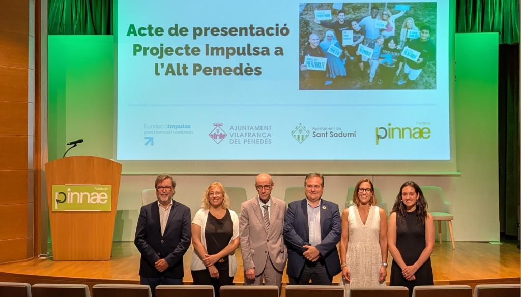 El projecte Impulsa arriba a l’Alt Penedès per becar i acompanyar joves en situació de vulnerabilitat. Fundació Pinnae
