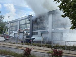 El propietari de l'empresa incendiada a Vilanova i la Geltrú . ACN