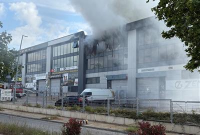 El propietari de l'empresa incendiada a Vilanova i la Geltrú . ACN