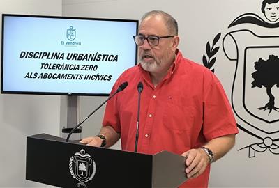 El regidor de Neteja Viària, Jero Merino. Ajuntament del Vendrell