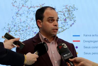 El secretari de Telecomunicacions del Govern, el penedesenc Albert Tort. ACN