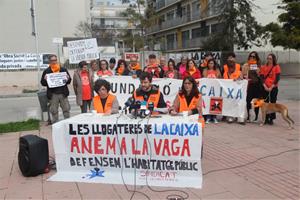 El Sindicat de Llogateres demanda La Caixa per cobrar 231.000 € d’IBI de manera il·legal a llogaters de protecció oficial en vaga. Sindicat de Llogate