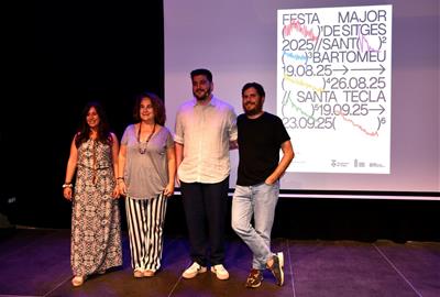 El so, protagonista del cartell de la Festa Major de Sitges 2025. Ajuntament de Sitges