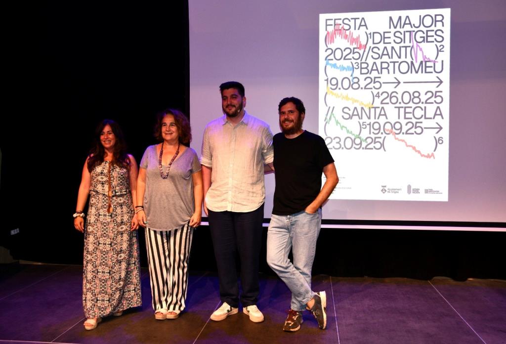 El so, protagonista del cartell de la Festa Major de Sitges 2025. Ajuntament de Sitges