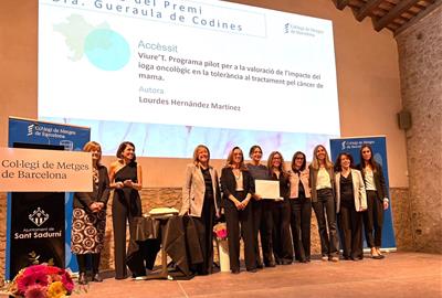 El talent investigador del Consorci Sanitari Alt Penedès-Garraf, reconegut als Premis Dra. Gueraula de Codines 2025. CSAPG