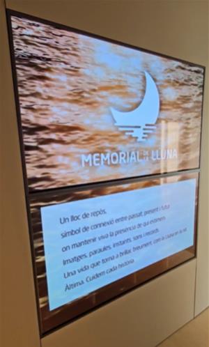 El tanatori de Vilanova i la Geltrú ha incorporat 16 nous columbaris amb tecnologia audiovisual al seu espai Memorial de la Lluna. Àltima