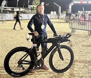El triatleta calafellenc Iván Garrido Díaz, del Club TriCalafell. Eix