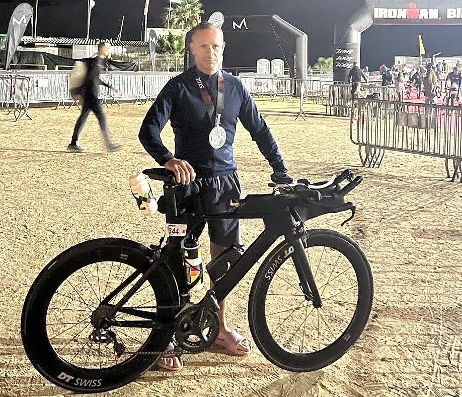 El triatleta calafellenc Iván Garrido Díaz, del Club TriCalafell. Eix