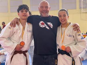 Els alumnes de l'Escola de Judo Vilafranca-Vilanova a Montesquiu