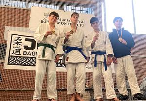 Els alumnes de l'Escola de Judo Vilafranca-Vilanova a Montesquiu