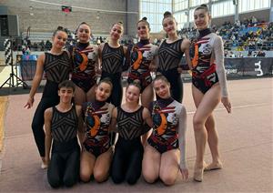 Els gimnastes del Club Rítmica Olèrdola 