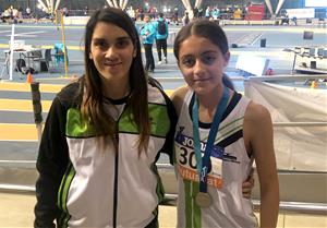 Els joves atletes del Dinami-k Club Atletisme Vilanov