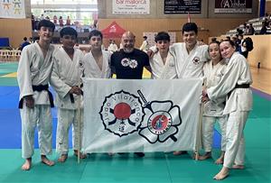 Els judoques de l'Escola de Judo Vilafranca - Vilanova. Eix