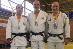 Els judoques de l'Escola de Judo Vilafranca - Vilanova. Eix