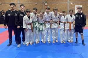 Els judoques de l'Escola de Judo Vilafranca - Vilanova