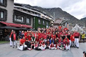 Els Minyons de l’Arboç participen en la diada del desè aniversari dels Castellers d’Andorra. Castellers d’Andorra