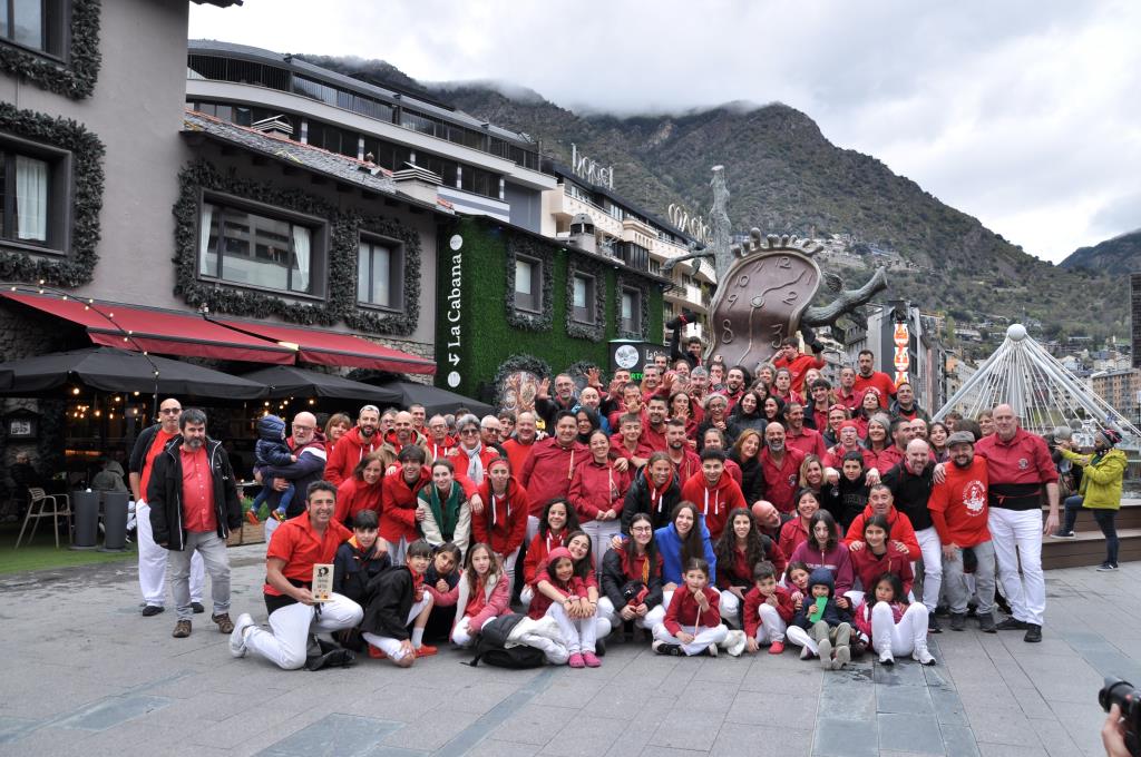 Els Minyons de l’Arboç participen en la diada del desè aniversari dels Castellers d’Andorra. Castellers d’Andorra