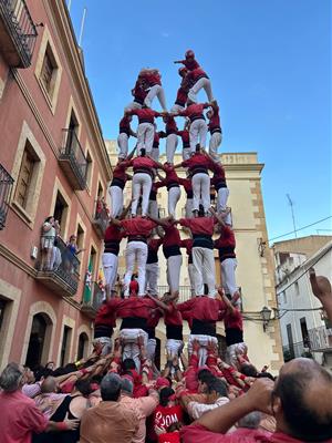 Els Nens del Vendrell van participar a la Diada castellera de juliol al Catllar,