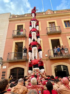 Els Nens del Vendrell van participar a la Diada castellera de juliol al Catllar,