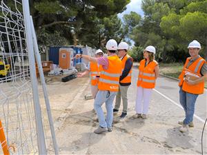 En marxa les obres per millorar l’accessibilitat i els espais exteriors de la seu de la URV al Baix Penedès. URV