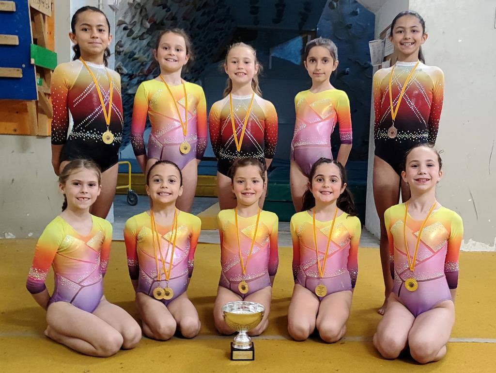 Equip Base 2-3-4 del Club Gimnàstic Vilanova. Eix