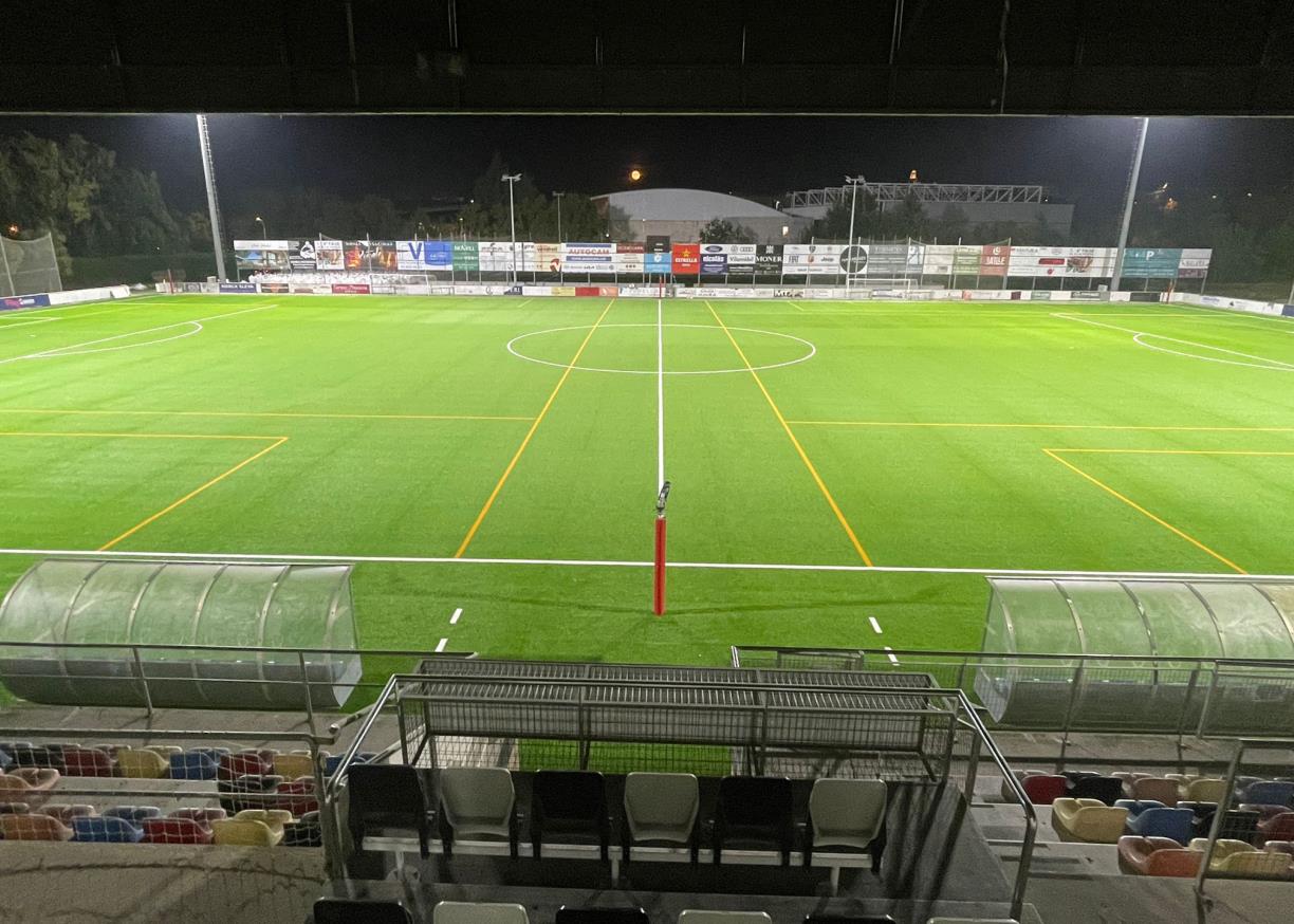 Estadi Municipal de la Zona Esportiva de Vilafranca. Eix