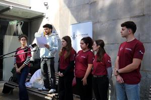 Estudiants de Medicina de la UdL demanen 