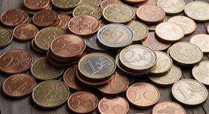 Euros, monedes, diners. Eix