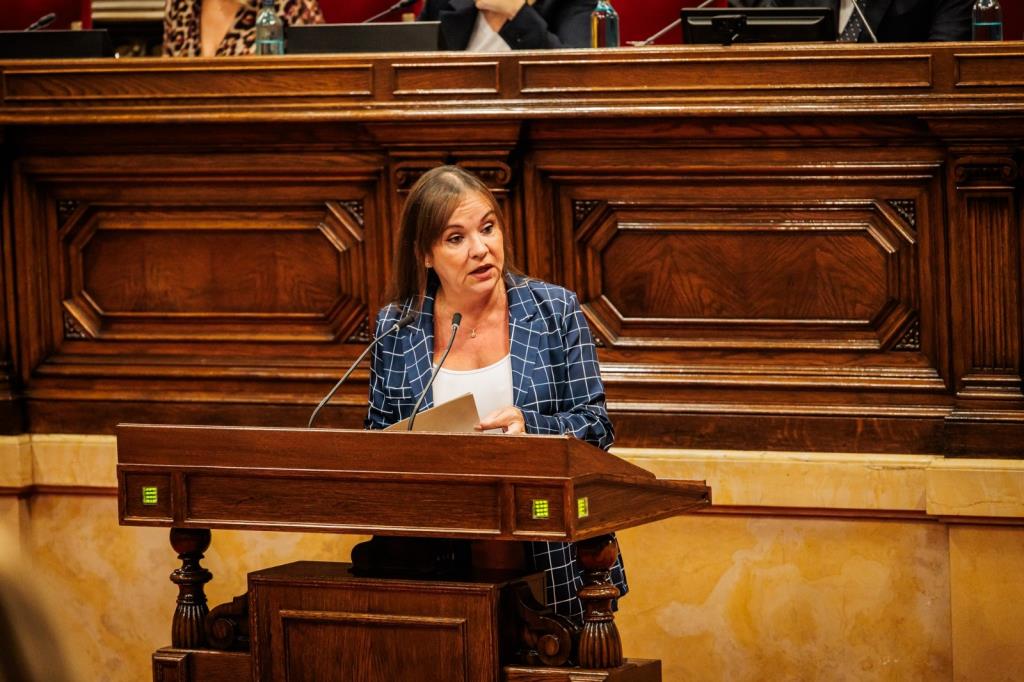Eva García, diputada del Partit Popular al Parlament de Catalunya i regidora de l'Ajuntament de Sitges. Eix