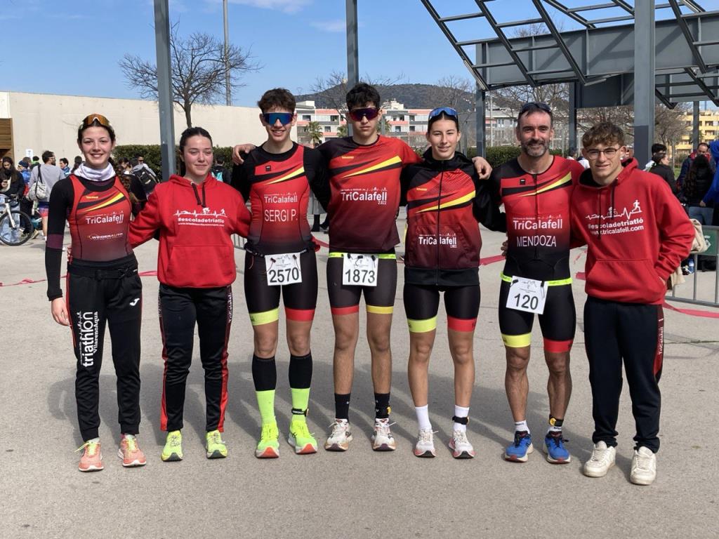 Èxit aclaparador del TriCalafell en els duatlons. Eix