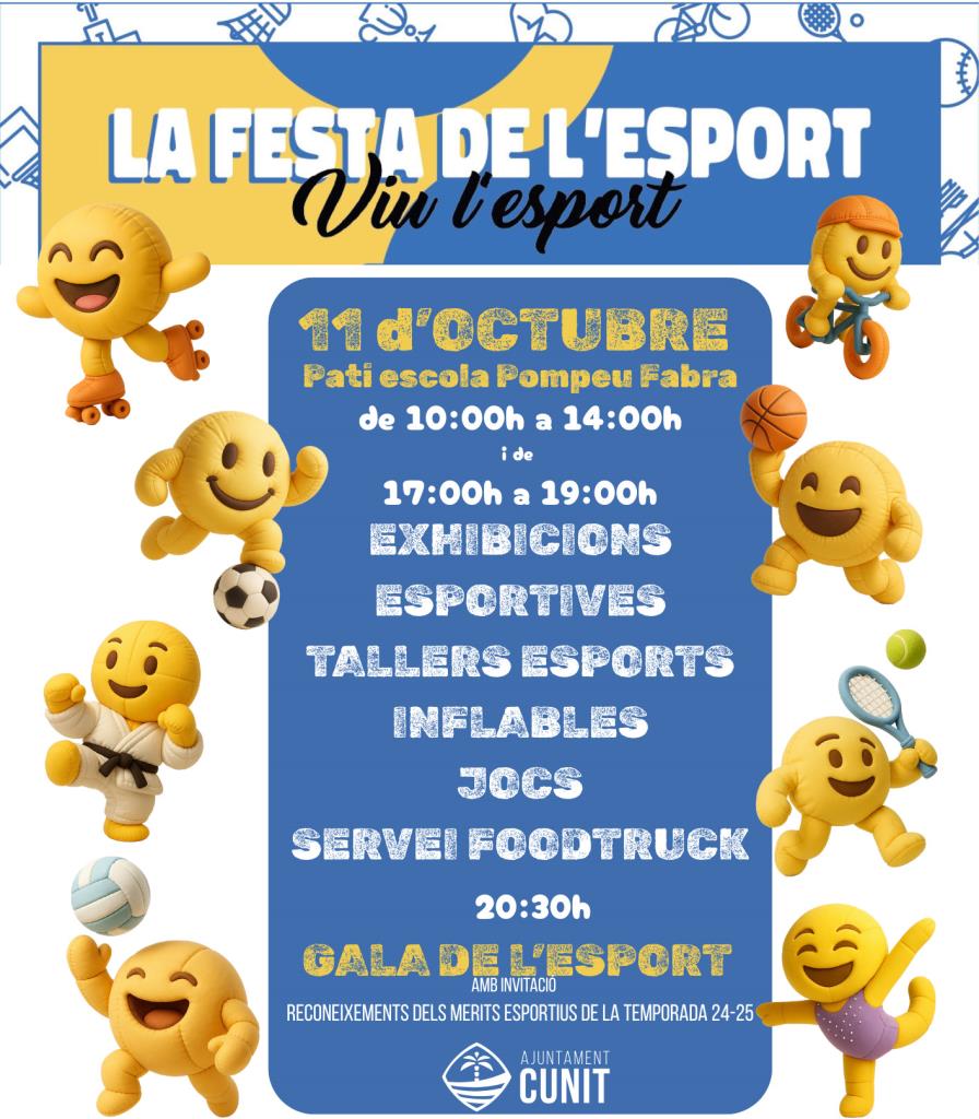 Festa de l'Esport de Cunit. Eix