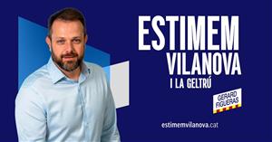 Gerard Figueras, regidor de Junts per Catalunya i portaveu d'Estimem Vilanova i la Geltrú. Eix